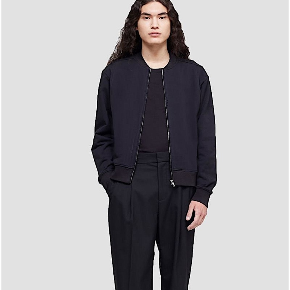 Phillip Lim navy bomber jacket navy blue